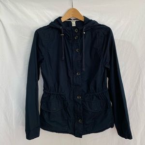 Forever 21 Navy Blue Thin Cotton Jacket